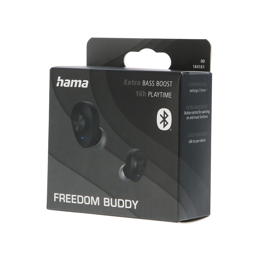 Auriculares Bluetooth Hama In-Ear Freedom Buddy Preto