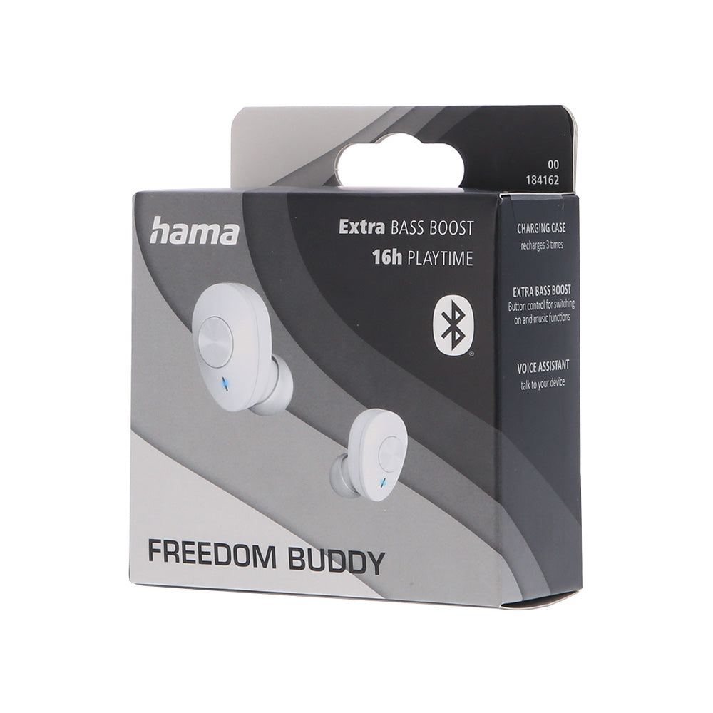 Auriculares Bluetooth Hama In-Ear Freedom Buddy Branco