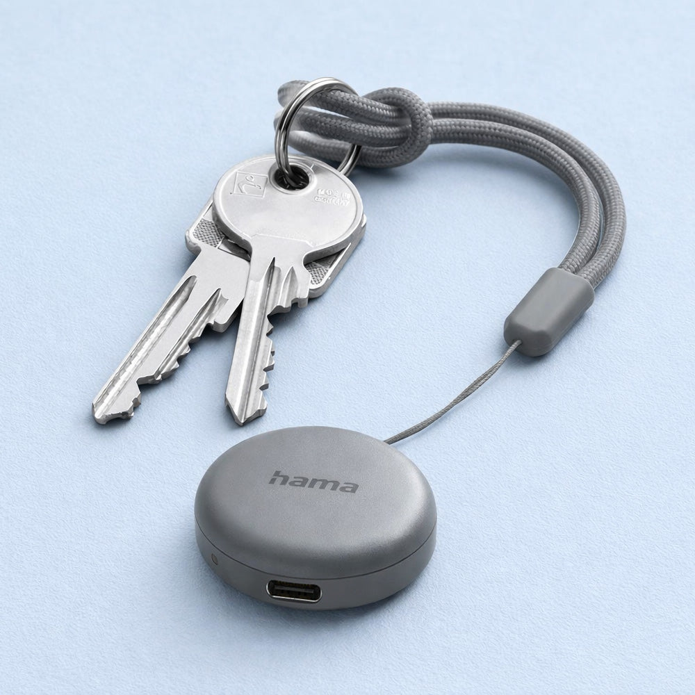 Identificador Bluetooth Objetos Recarregável Cinza