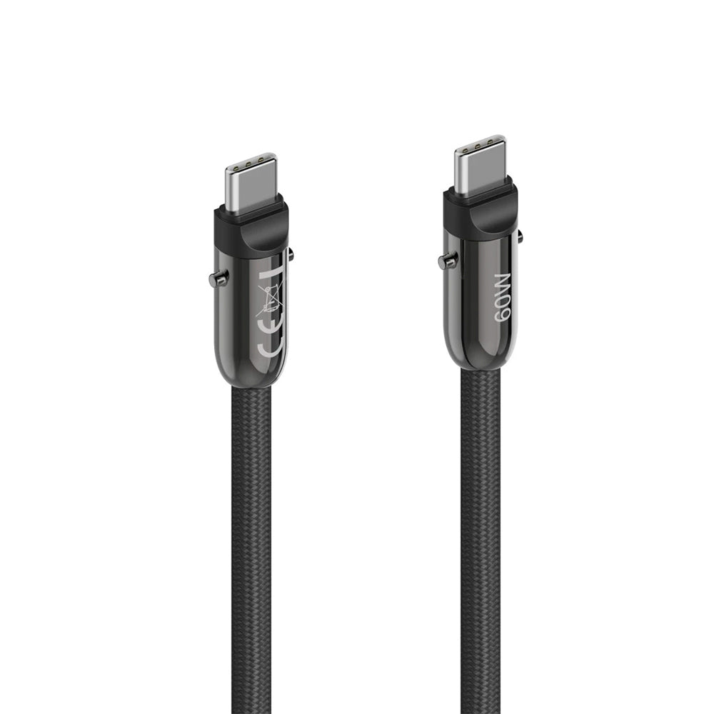 Cabo USB-C 2.0 Lanyard FPF 1,2m Preto