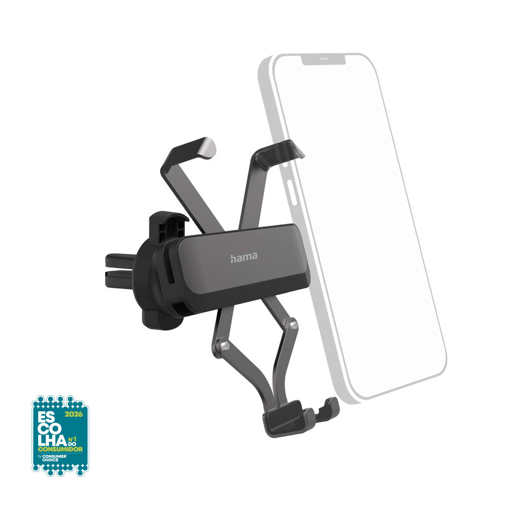 Suporte Smartphone Universal Carro Gravity Pro Preto