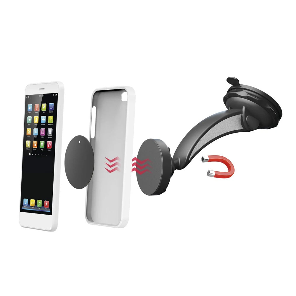 Suporte Smartphone Universal Carro com Ventosa Preto