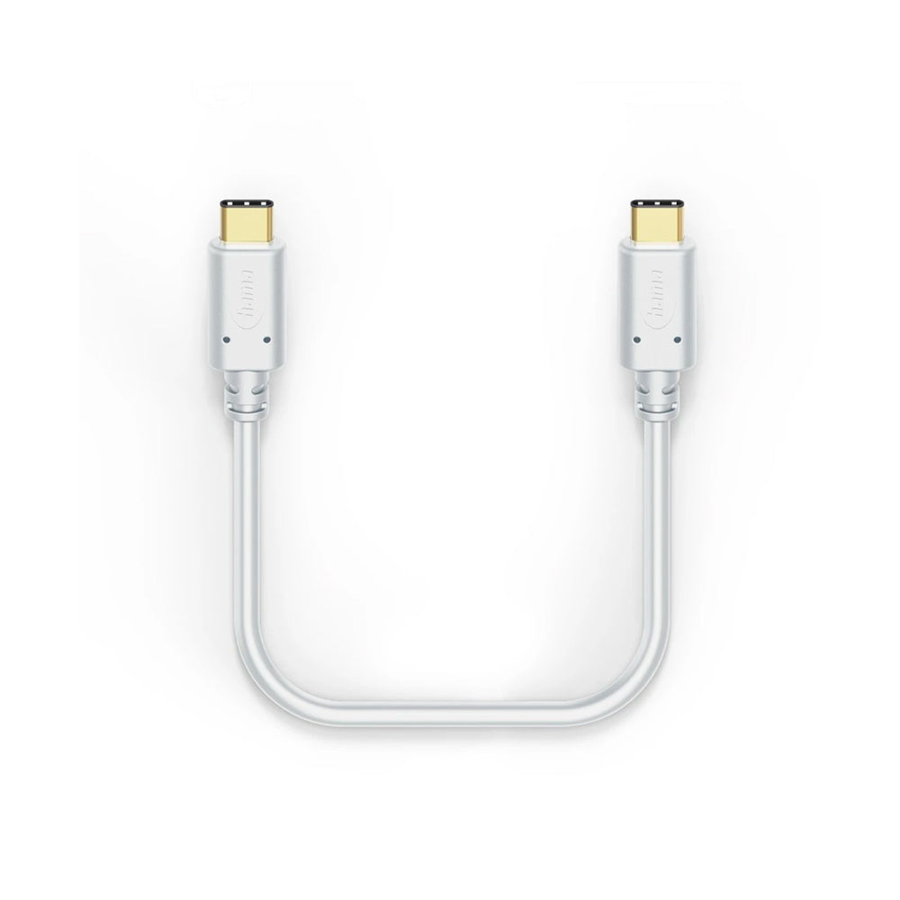 Cabo USB-C 2.0 Macho/USB-C Macho 1,5m Branco