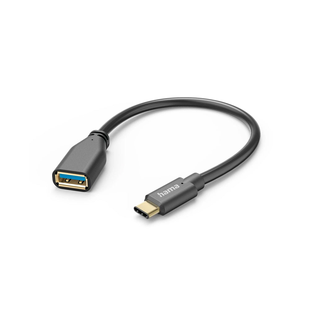 Adaptador USB-C 3.2 para USB-A 15cm Preto
