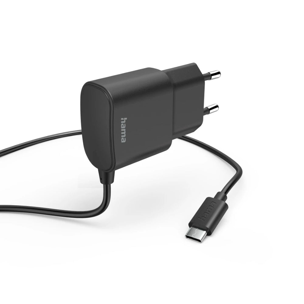 Carregador USB-C 12W Cabo 1m Preto