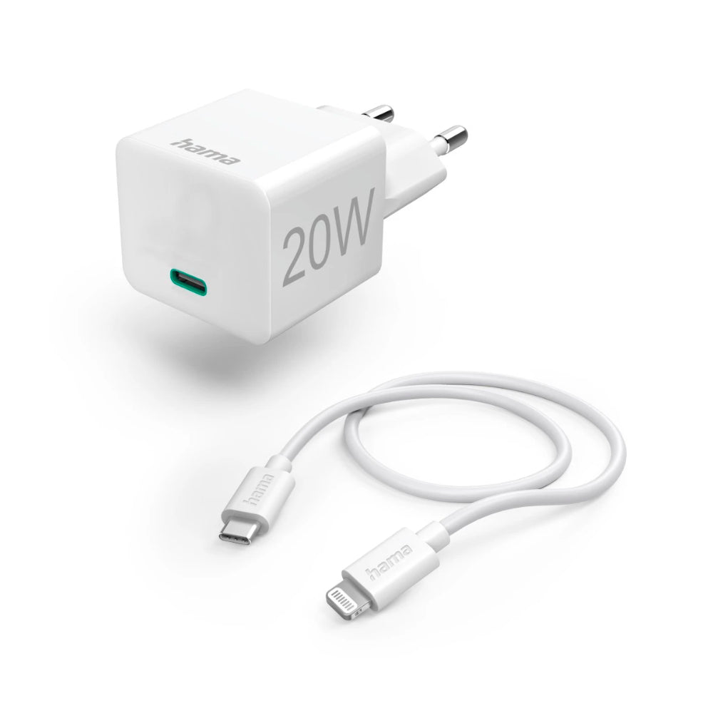 Carregador Lightning 20W Cabo 1m Branco