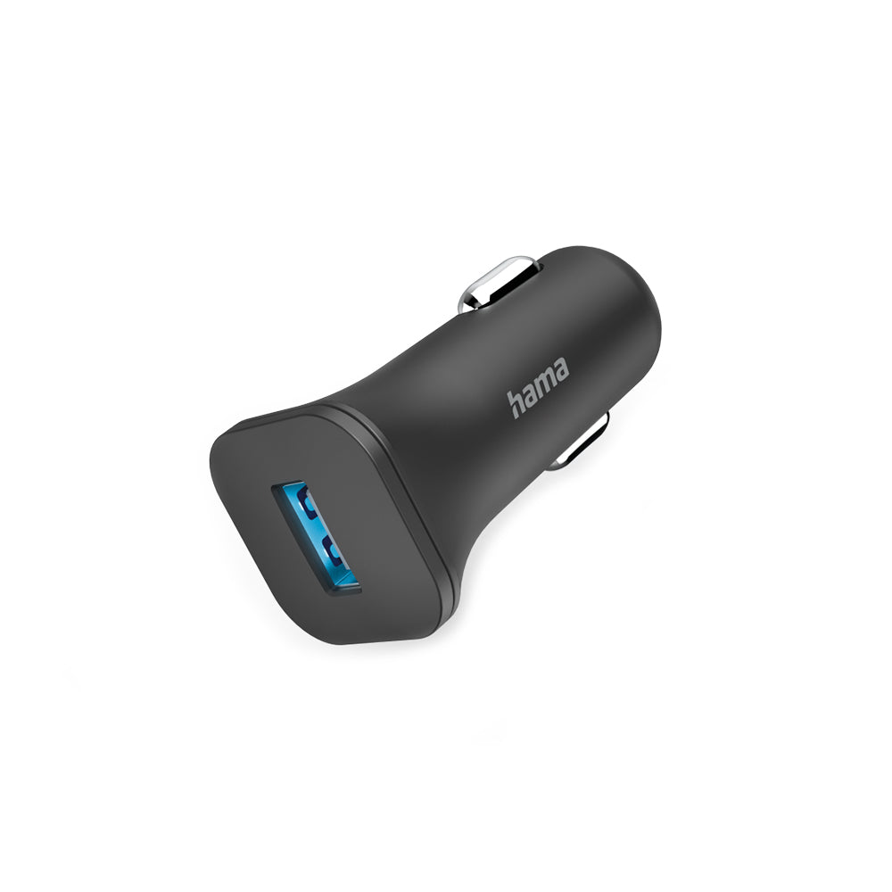 Carregador Isqueiro Auto USB-A 6W Preto
