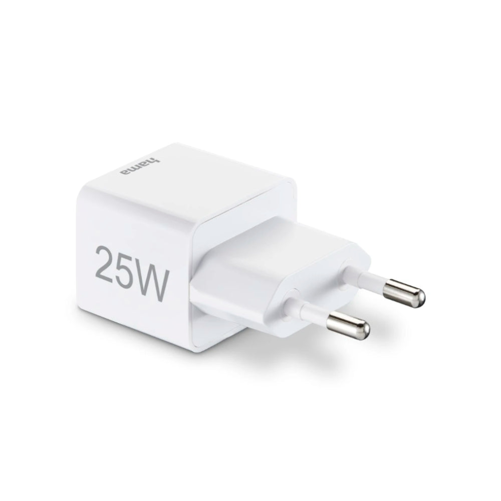 Carregador USB-C PD/QC 25W Rápido Mini-charger Branco