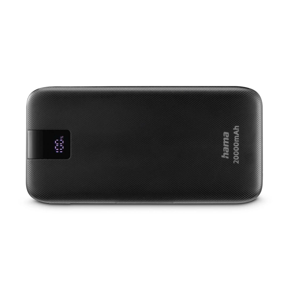 Powerbank 20000mAh USB-A 1 Porta + USB-C 2 Portas Cinza