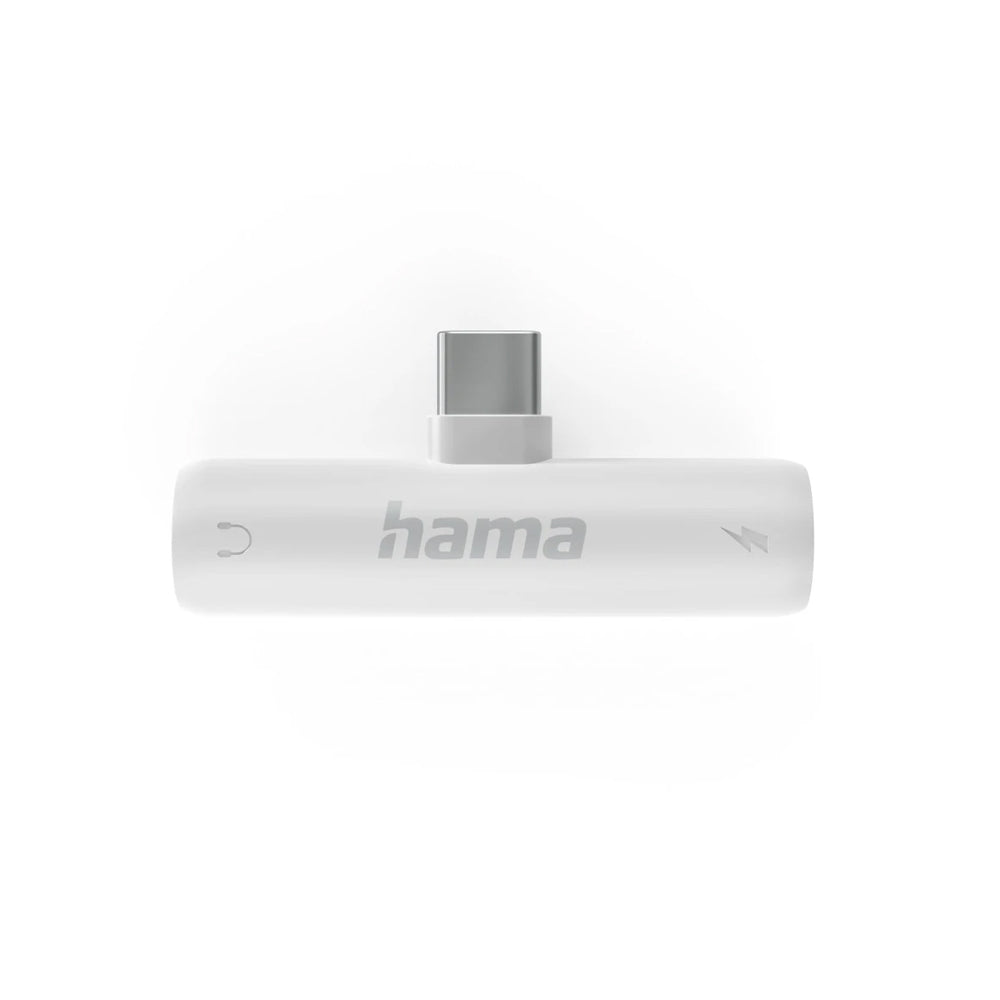 Adaptador Áudio/Carregador USB-C para Jack 3,5mm Branco