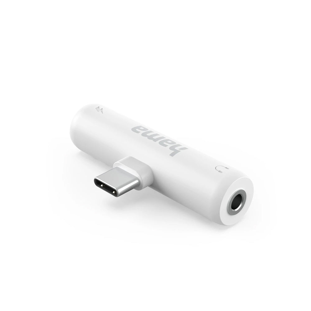 Adaptador Áudio/Carregador USB-C para Jack 3,5mm Branco