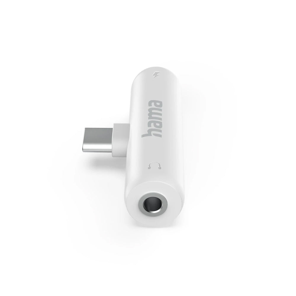 Adaptador Áudio/Carregador USB-C para Jack 3,5mm Branco