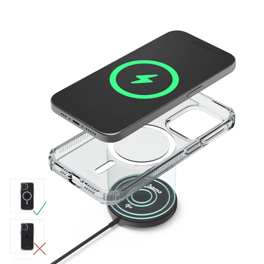 Carregador Wireless Qi2 15W Fast Charge Preto