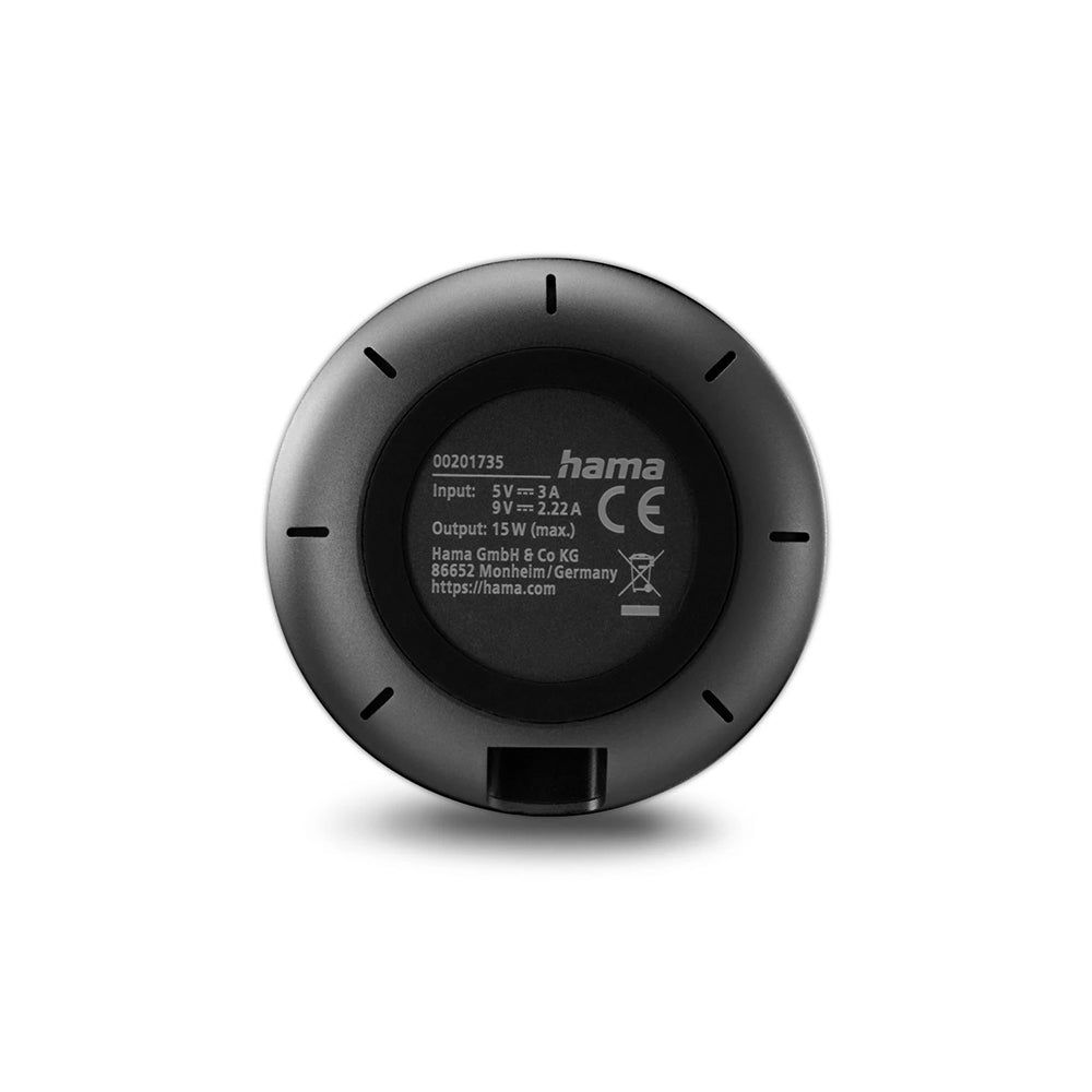 Carregador Wireless Qi2 15W Fast Charge Preto
