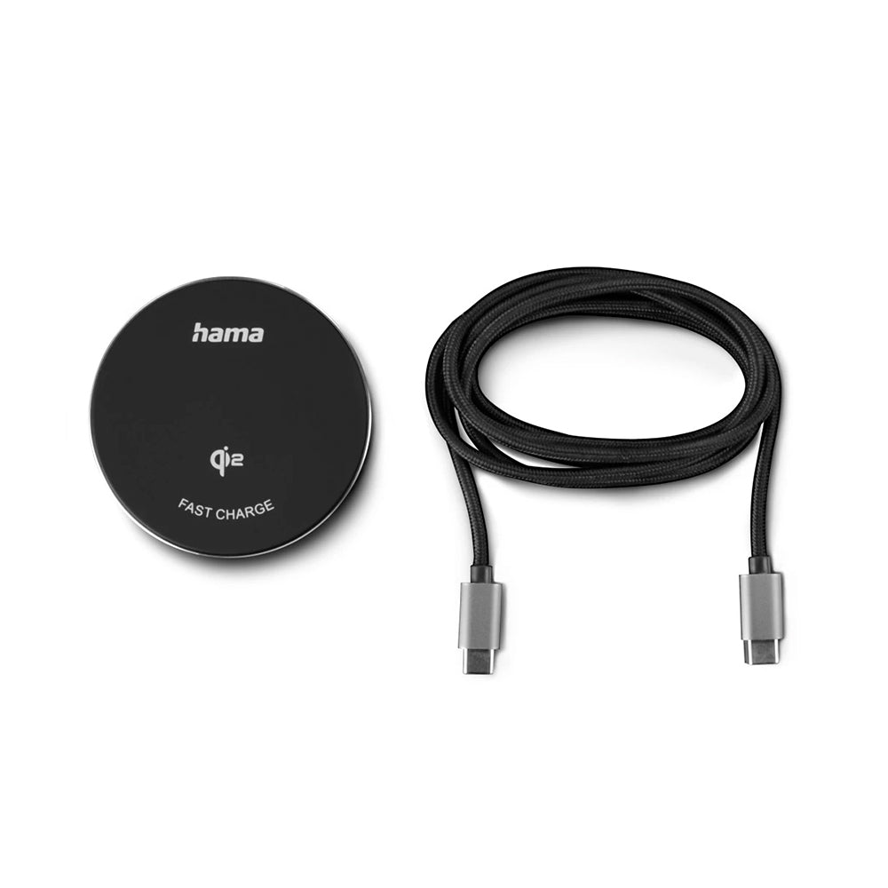 Carregador Wireless Qi2 15W Fast Charge Preto