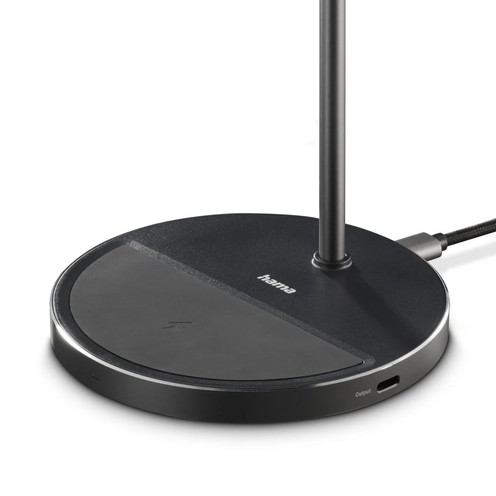 Carregador Wireless Qi2 15W com Suporte 2 em 1 Preto