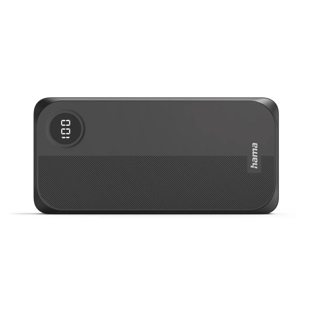 Powerbank 20000mAh USB-A 1 Porta + USB-C 2 Portas Preto