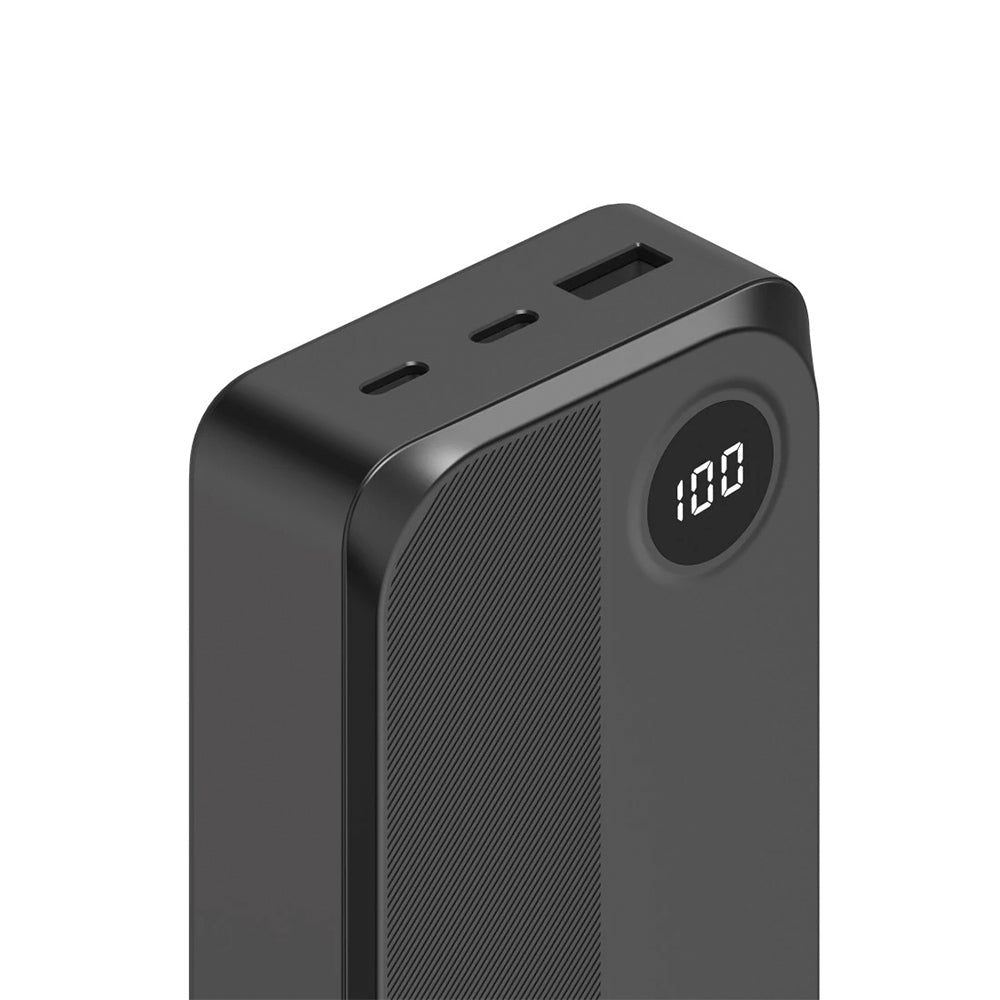 Powerbank 20000mAh USB-A 1 Porta + USB-C 2 Portas Preto