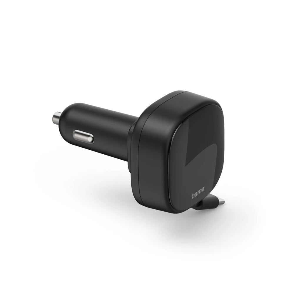 Carregador Isqueiro Auto USB-C 2 Portas 30W Preto