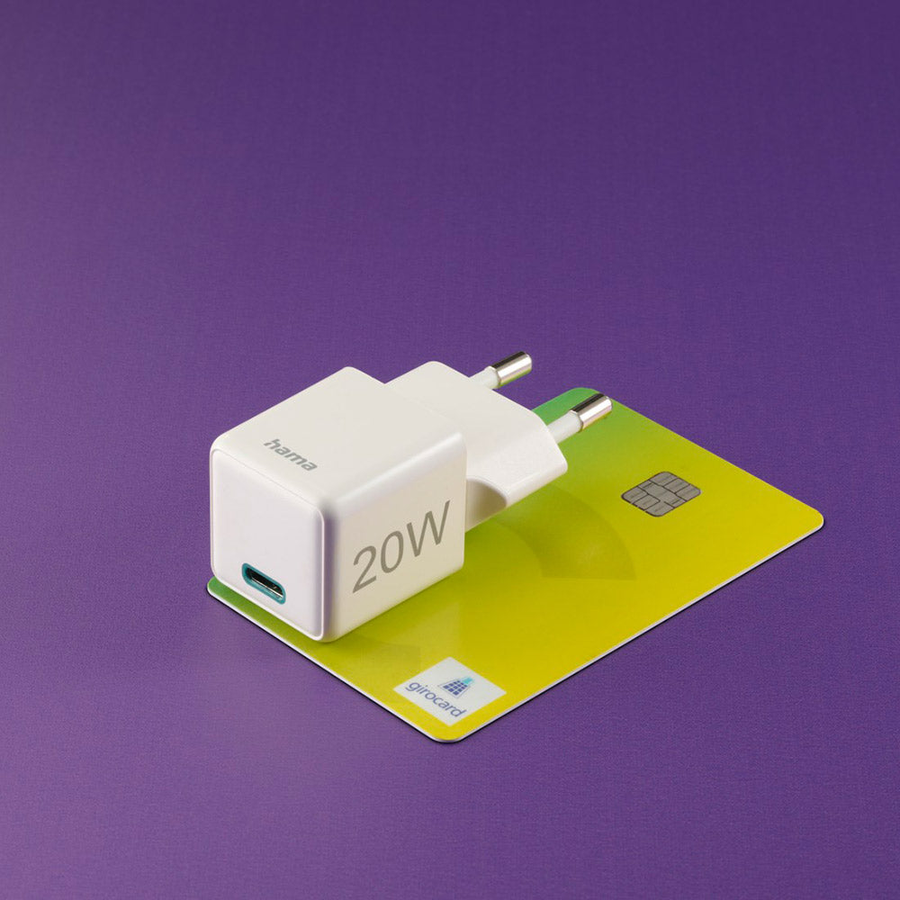 Carregador USB-C 20W Super Mini-Charger Branco