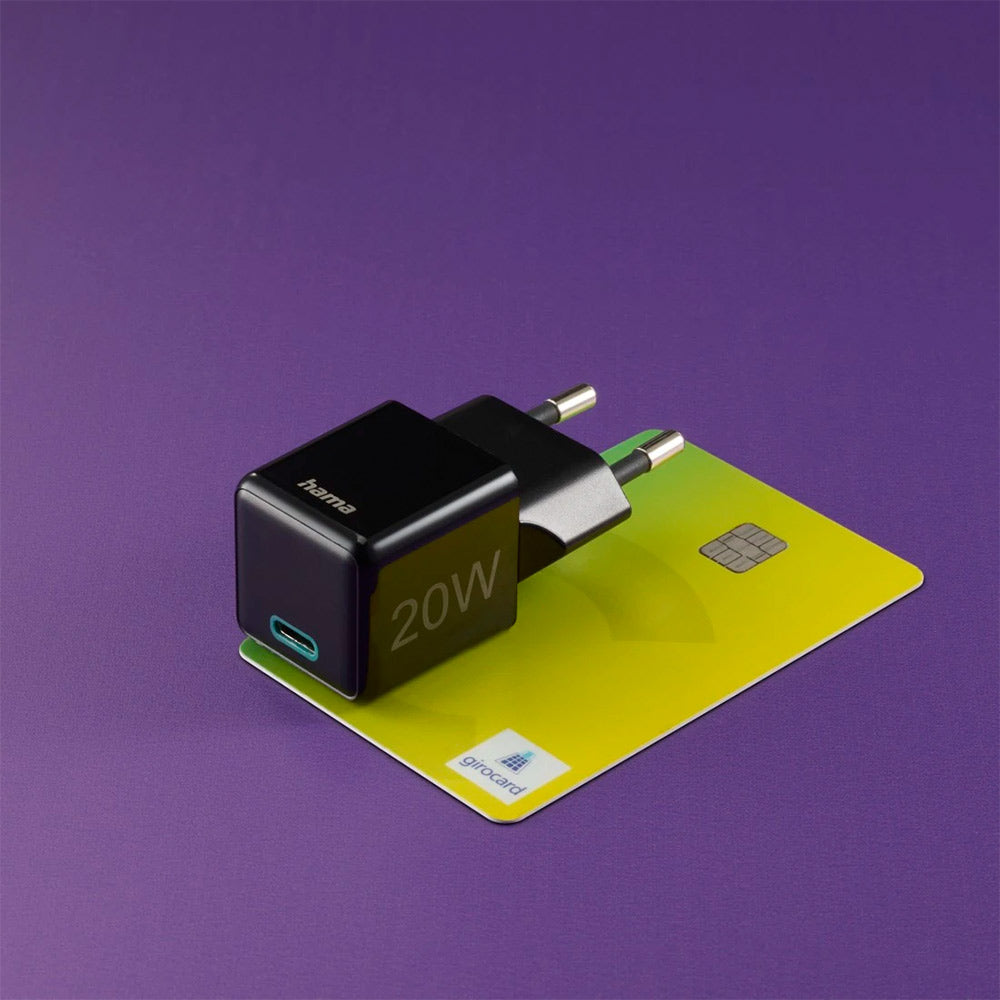 Carregador USB-C 20W Super Mini-Charger Preto
