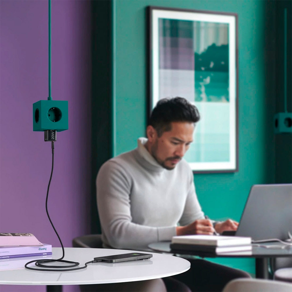 Carregador USB-C 20W Super Mini-Charger Preto