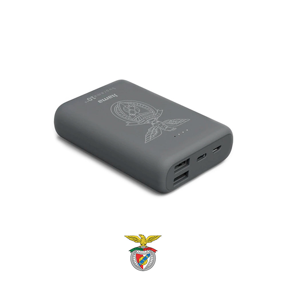 Powerbank 10000mAh PowerPack Supreme 10HD Benfica Cinza