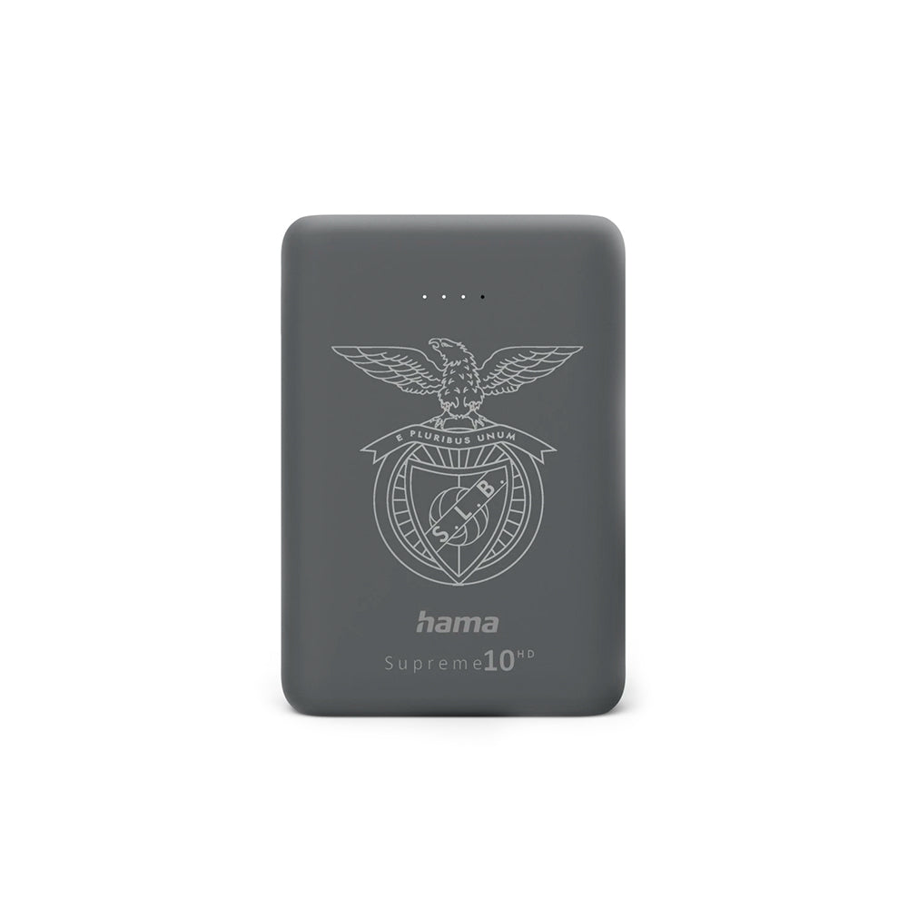 Powerbank 10000mAh PowerPack Supreme 10HD Benfica Cinza