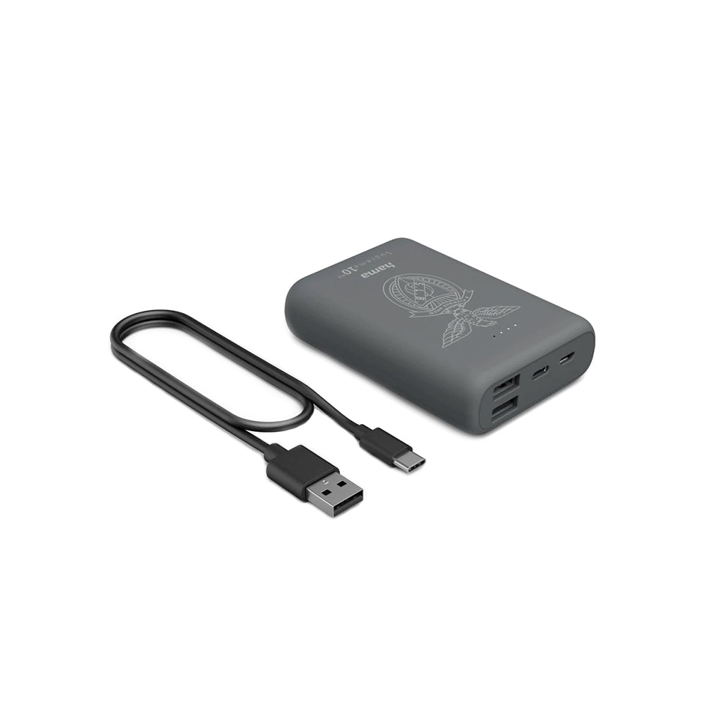 Powerbank 10000mAh PowerPack Supreme 10HD Benfica Cinza