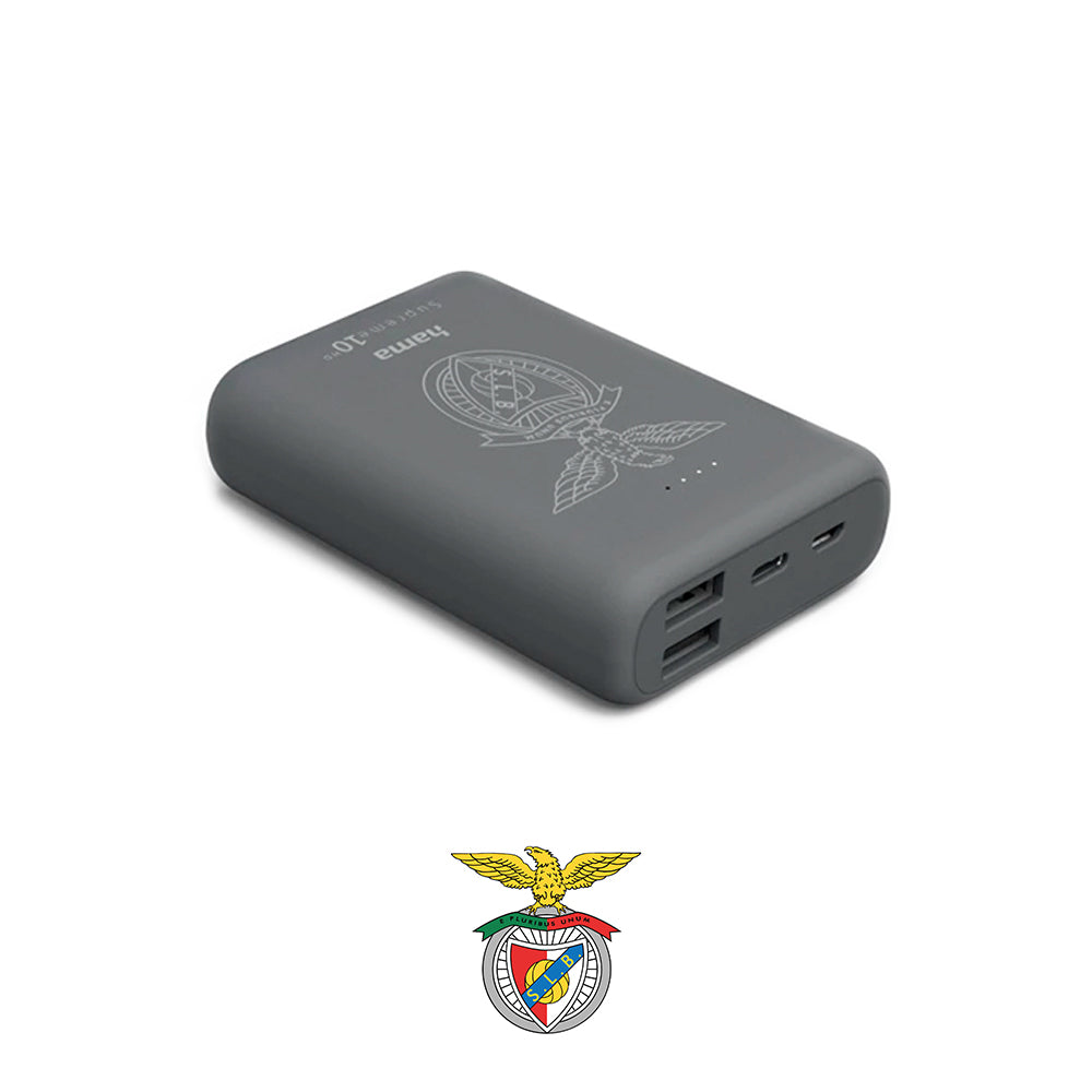 Powerbank 10000mAh PowerPack Supreme 10HD Benfica Cinza