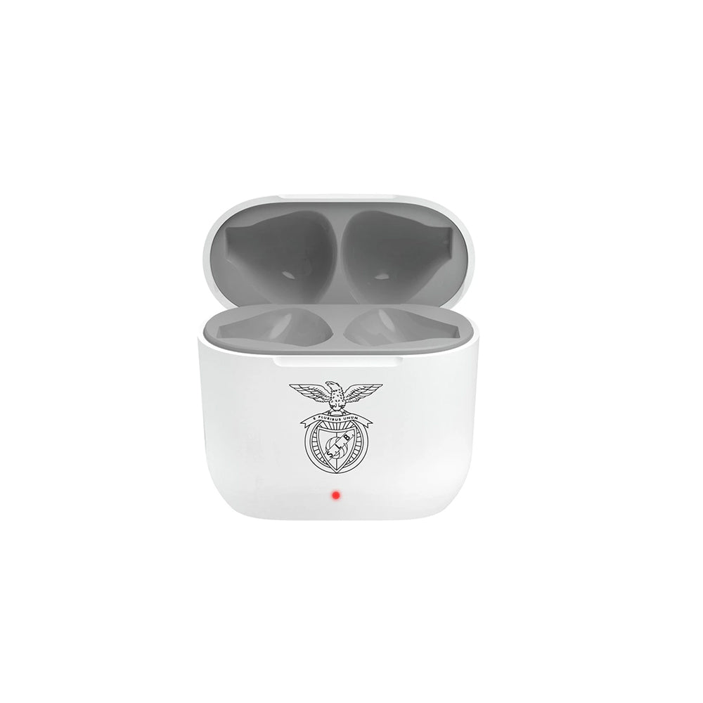 Auriculares Bluetooth Earbuds Freedom Light Benfica Branco