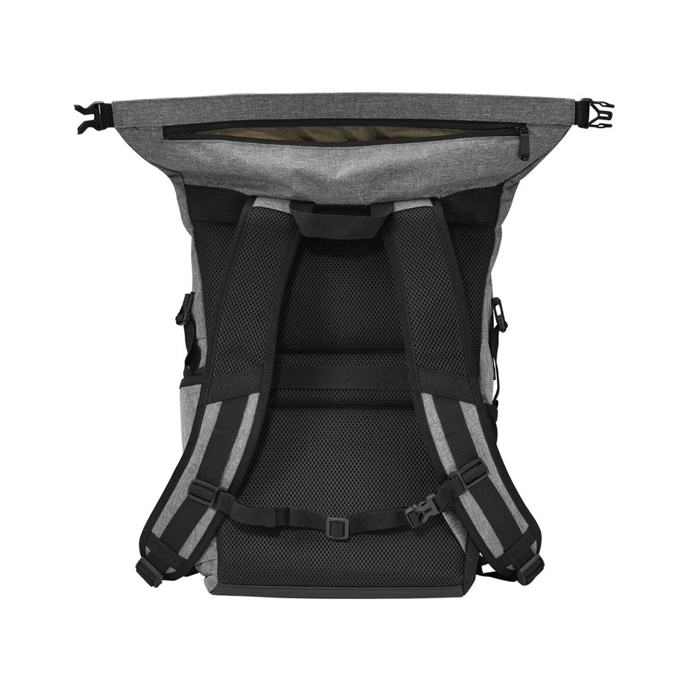 Mochila Portátil 15.6 Roll-Top Terra USB Cinza