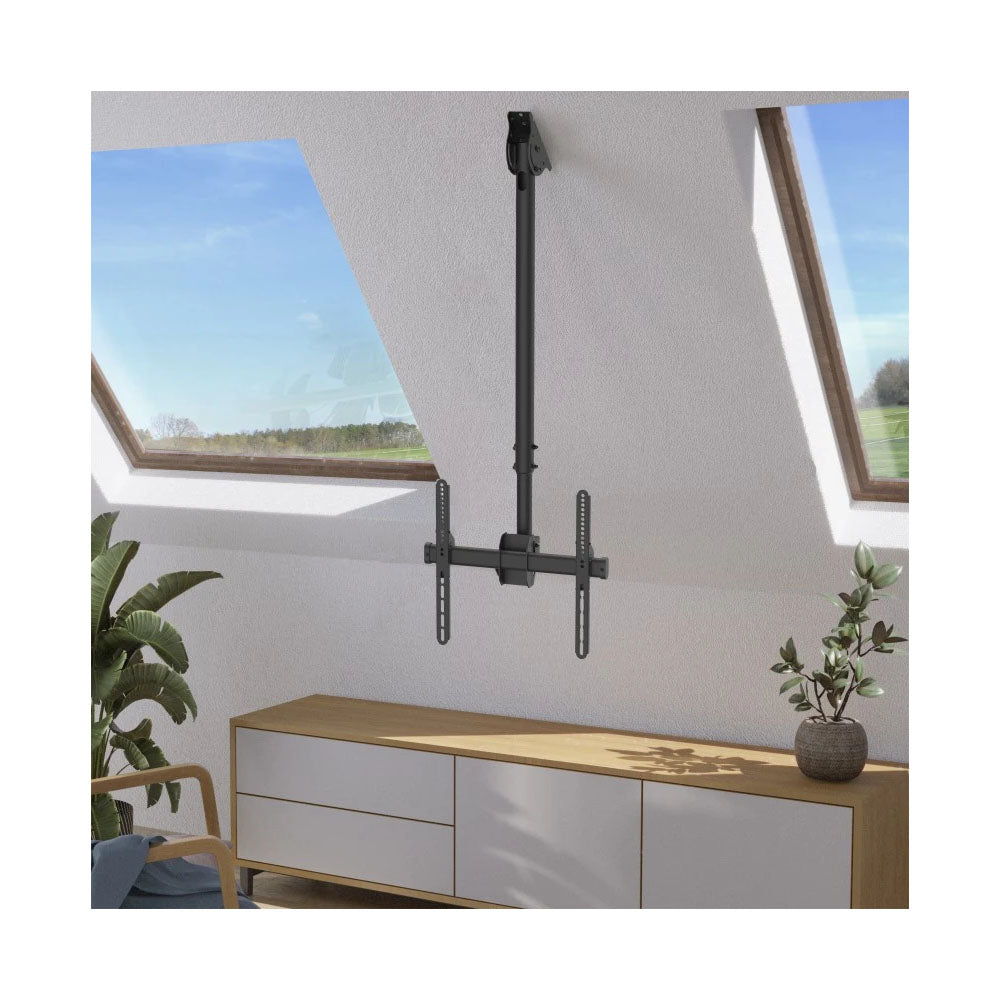 Suporte Teto TV 32-65 Pol VESA 400x400 Máx 50Kg Preto
