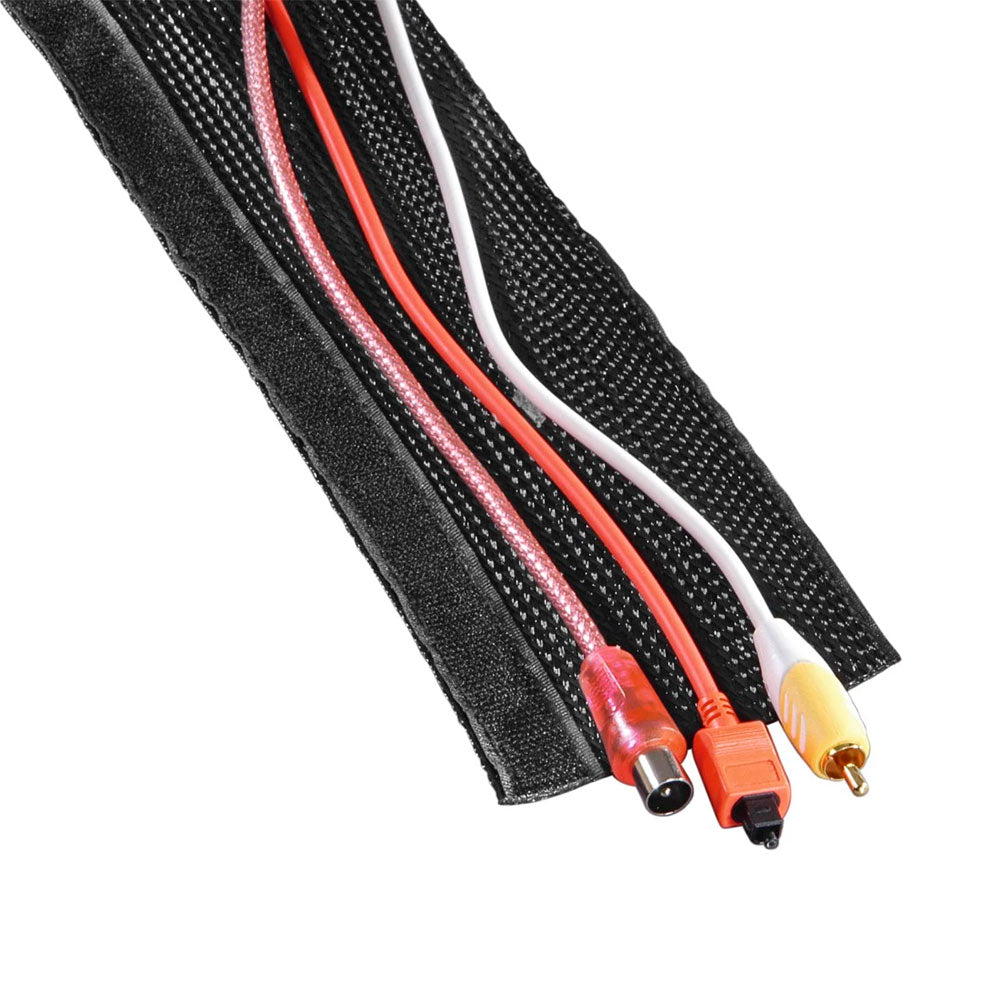 Organizador Protetor de Cabos Velcro Preto