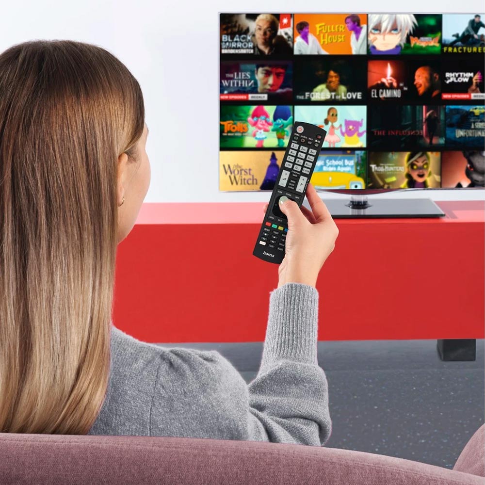 Comando 1:1 para LG TV Preto