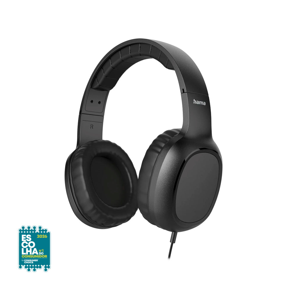 Headphones OnEar Hama Fun USB-C Preto