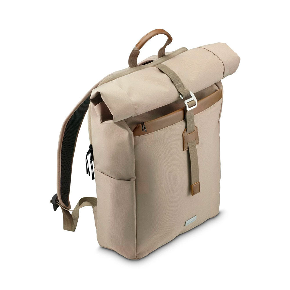Mochila Portátil 16.2 Roll-Top Silvan Bege