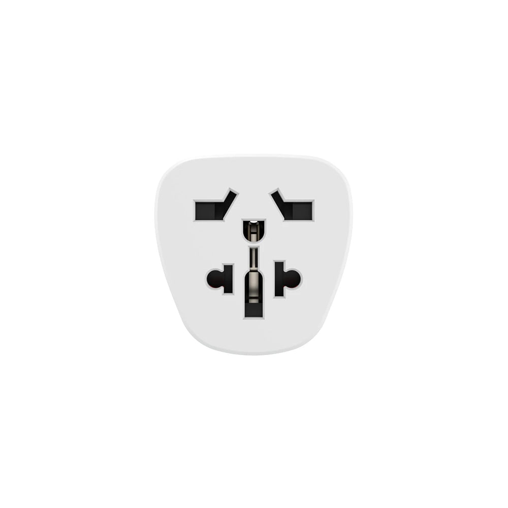 Adaptador Corrente Viagem UK/EURO Type E+ F Branco