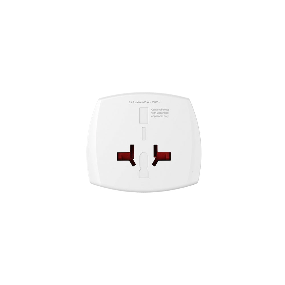 Adaptador Corrente Universal Viagem Muv Micro Branco