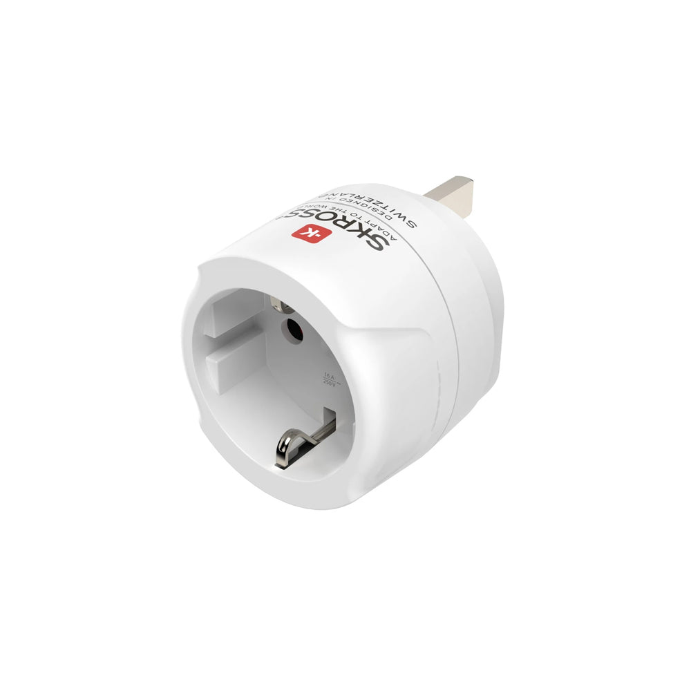 Adaptador Corrente Viagem Type-G Branco