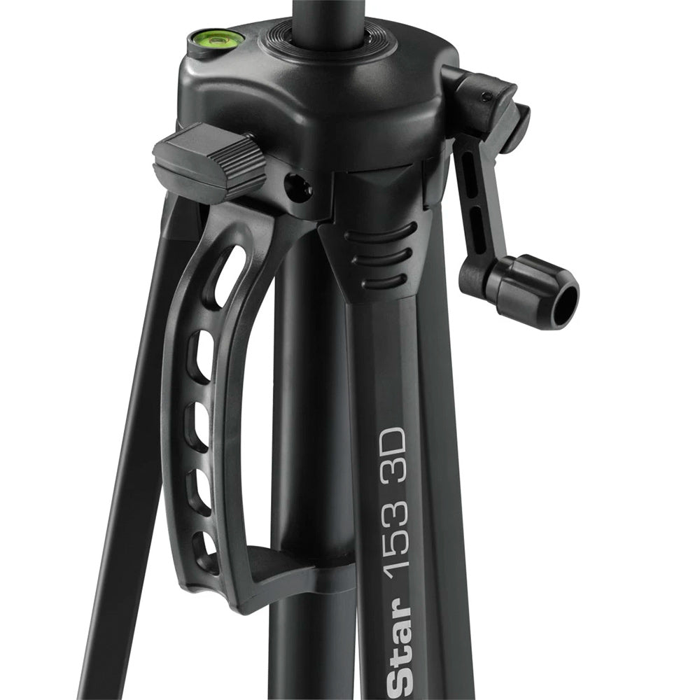 Tripé Star 153 3D para Câmara e Smartphone Preto