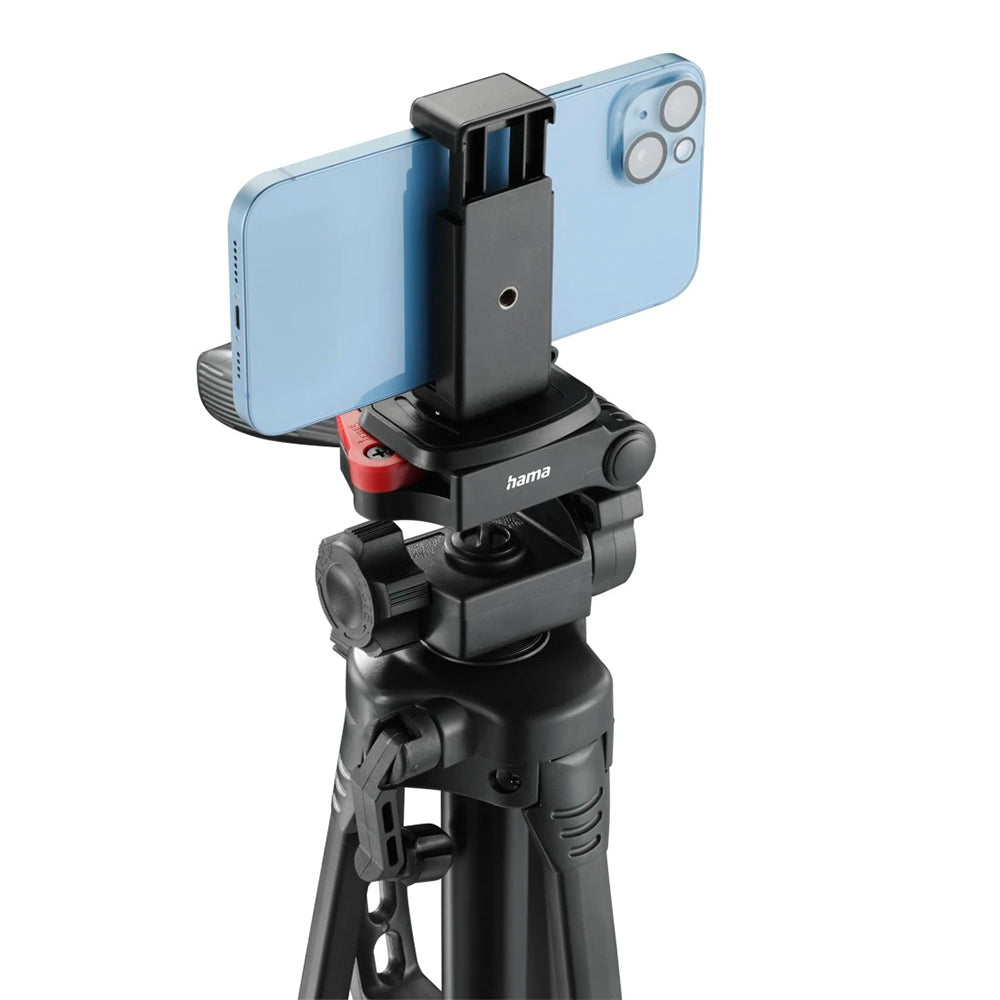 Tripé Star 153 3D para Câmara e Smartphone Preto