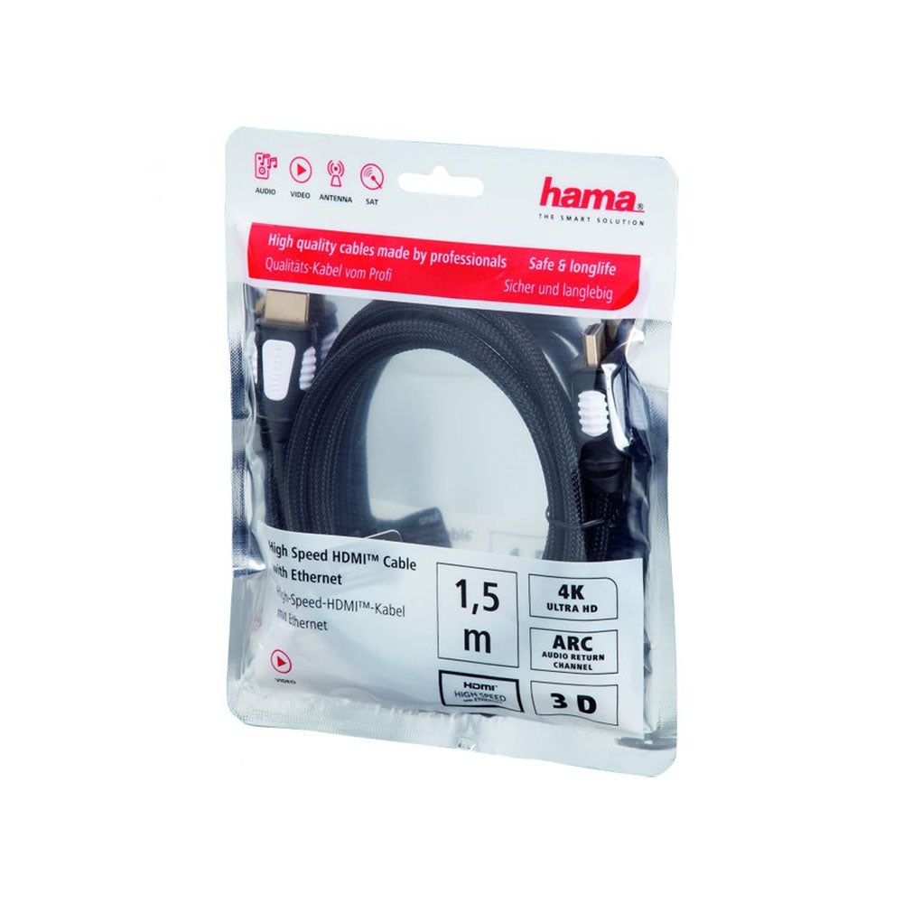 Cabo HDMI 4K Macho / Macho High Speed Ethernet 1,5m