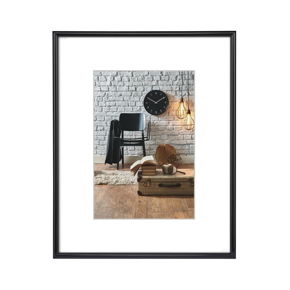 Moldura Plástico 21x29,7cm DIN A4 Sevilla Preto