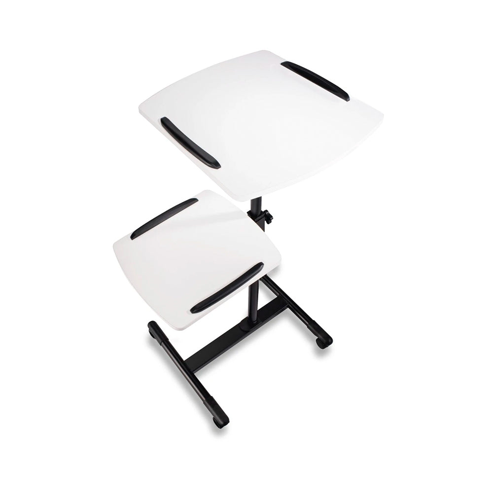 Mesa Apoio Apresentação 42x50/40x35cm 2 Niveis c/Rodas