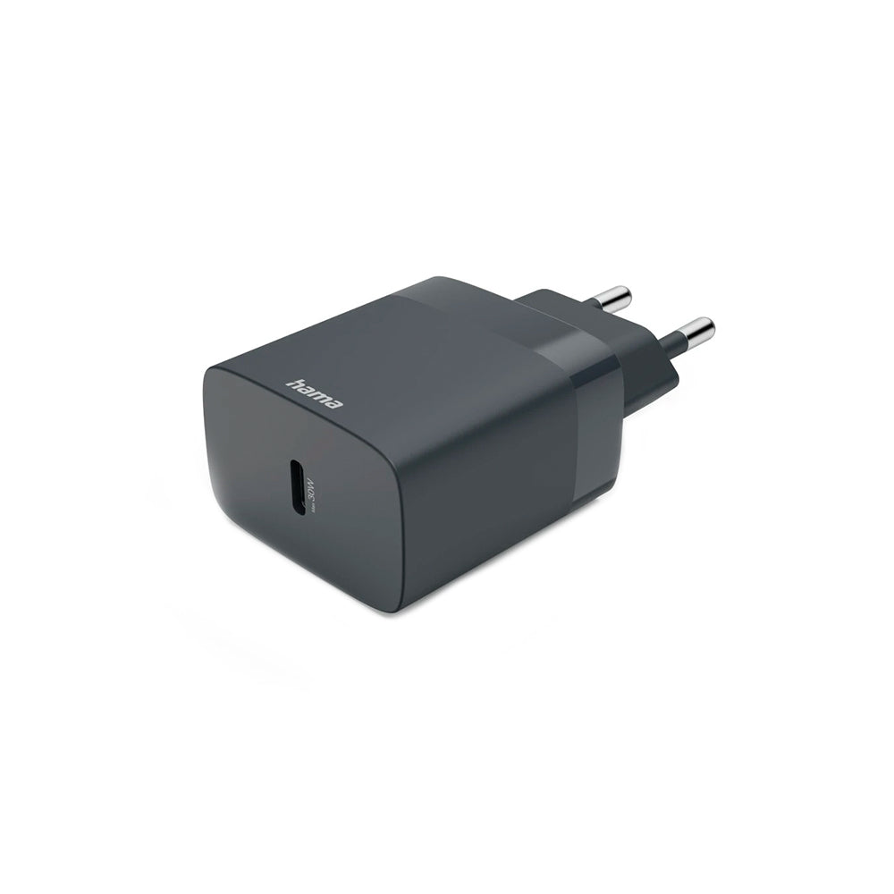 Carregador USB-C PD 30W Rápido Cinza