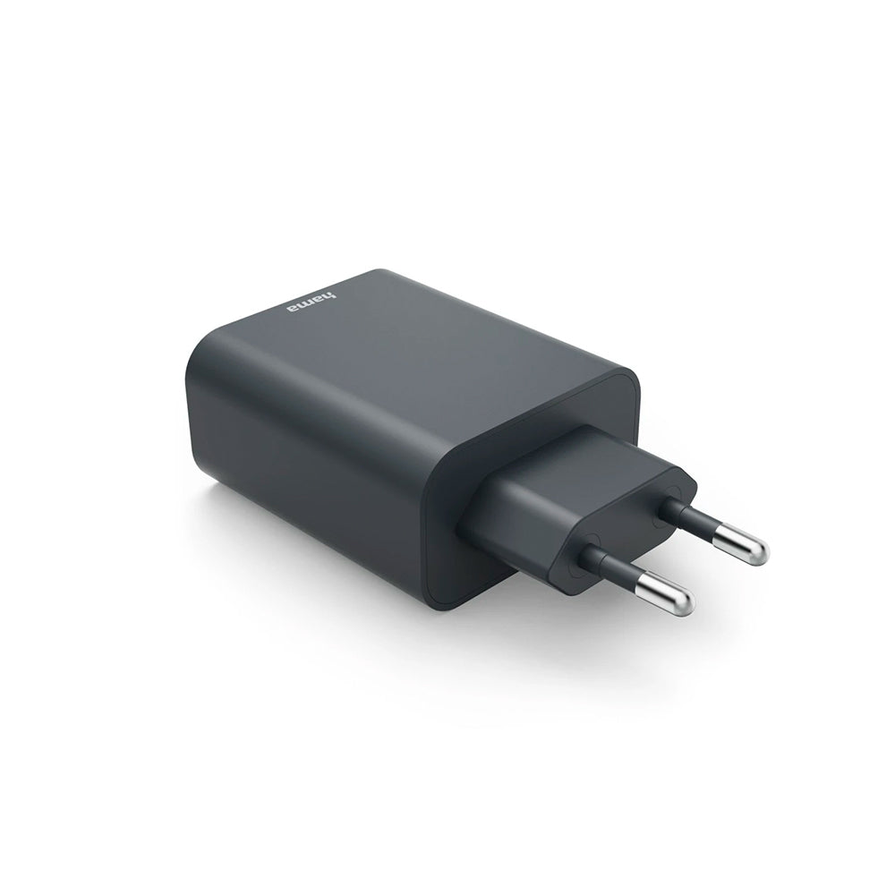 Carregador USB-C 2 Portas+ USB-A 1 Porta PD 65W Rápido Cinza