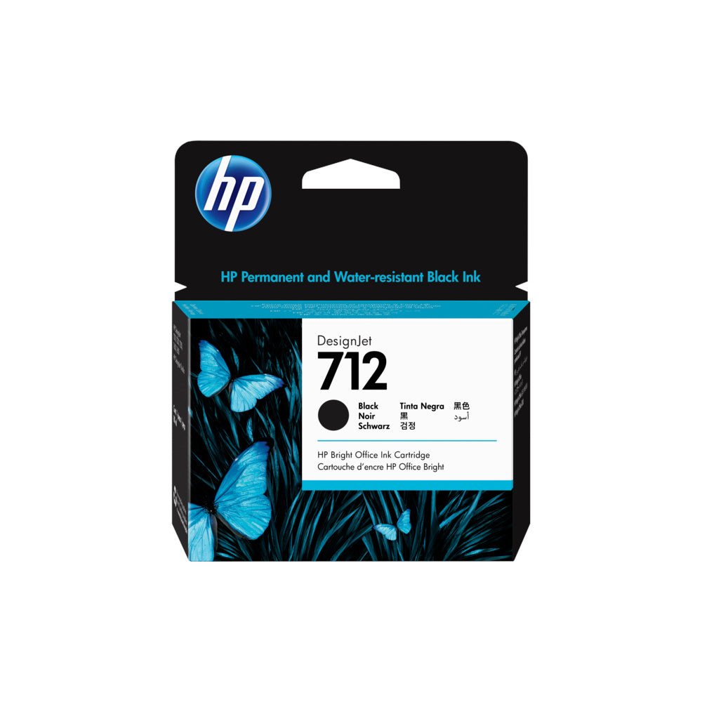 Tinteiro HP 712 Preto 3ED71A 80ml