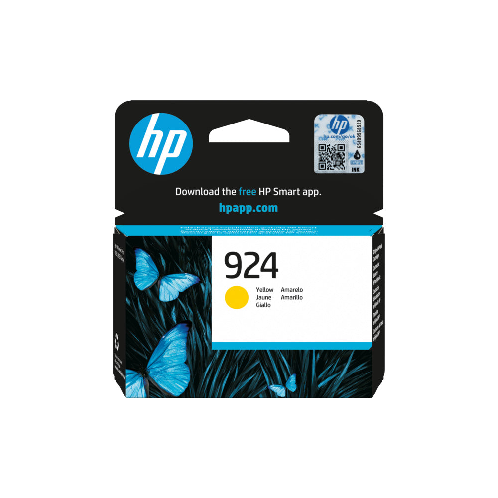 Tinteiro HP 924 Amarelo 4K0U5N 400 Pág.
