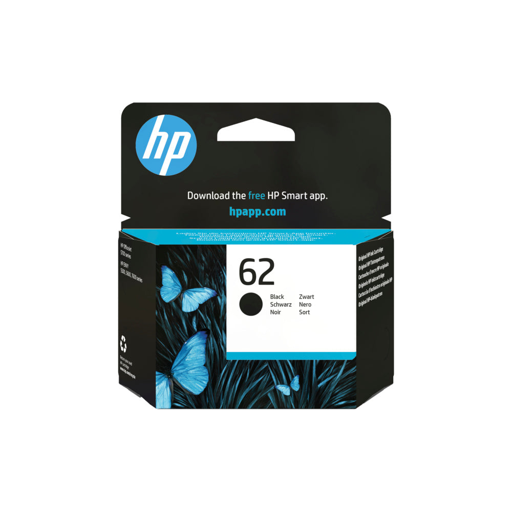 Tinteiro HP 62 Preto C2P04AE 4ml 200 Pág.